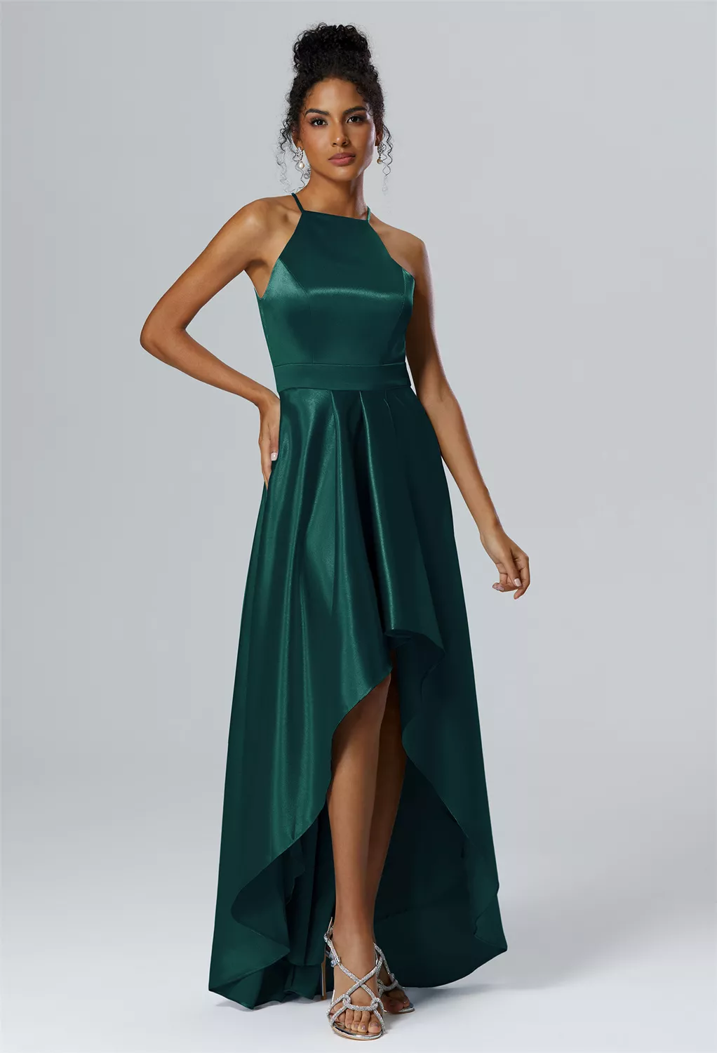 AW Marlene Hunter Green  Beach Wedding Guest Dresses